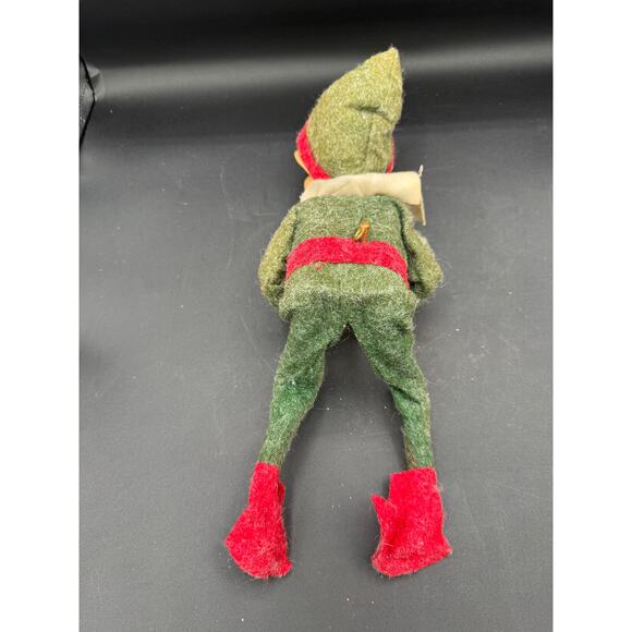 MCM Knee Hugger Elf Moving Musical Wind Up Elf Large Circa 50s/60s - Picture 4 of 7